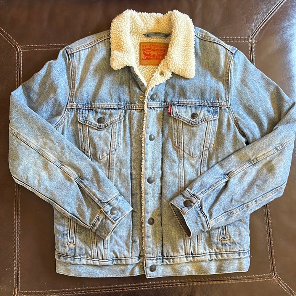 Men’s Sherpa Denim Jacket